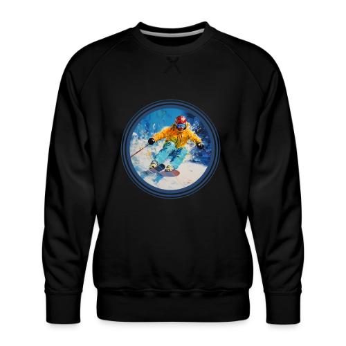 Born for Skiing - Men's Premium Sweatshirt