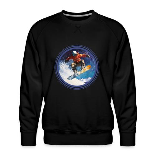 Snowboarding Rush - Men's Premium Sweatshirt