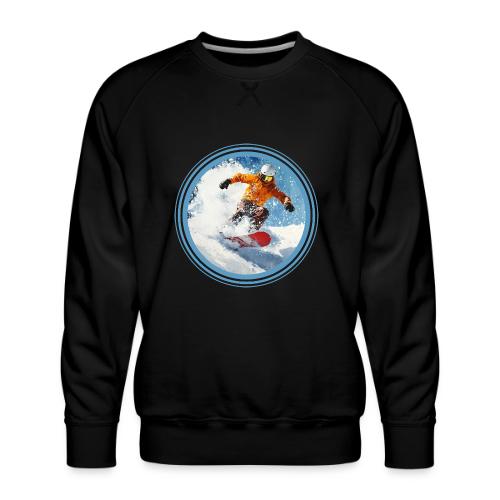 Snowboarding Edge - Men's Premium Sweatshirt