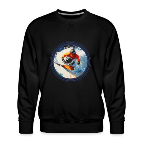 Snowboarding Rebel - Men's Premium Sweatshirt