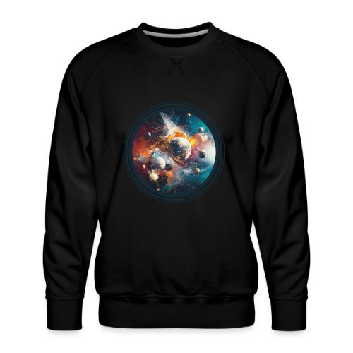 Planets in Acrylic Dreams - Men's Premium Sweatshirt