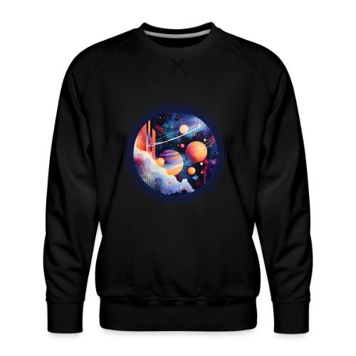 Floating Planetscape - Men's Premium Sweatshirt