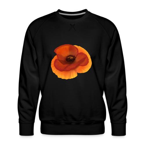 Vivid poppy - Men's Premium Sweatshirt