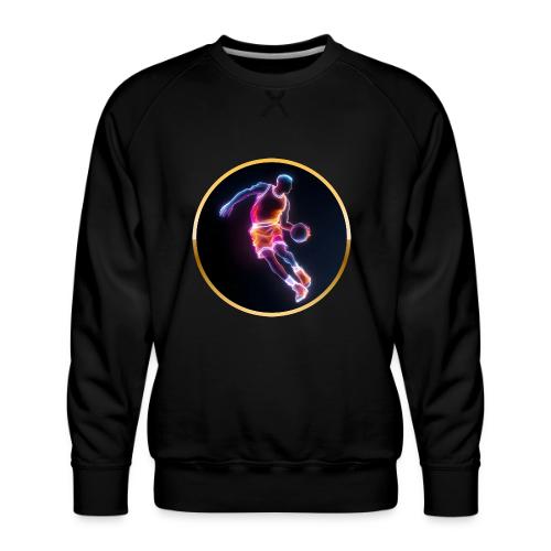 Neon Basketball Player - Men's Premium Sweatshirt