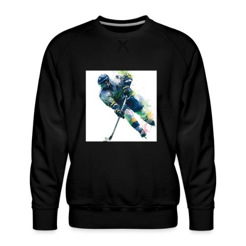 Hockey: Frozen Motion - Men's Premium Sweatshirt