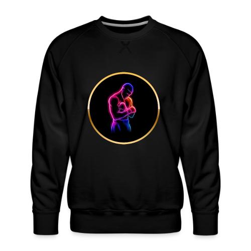 Boxing: Neon Power Guard - Men's Premium Sweatshirt