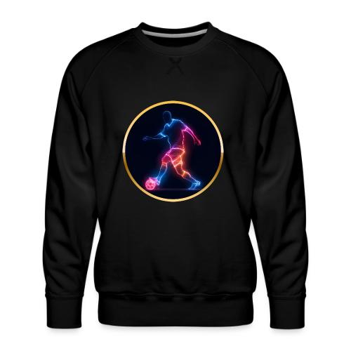 Soccer: Electric Kick Ring - Men's Premium Sweatshirt
