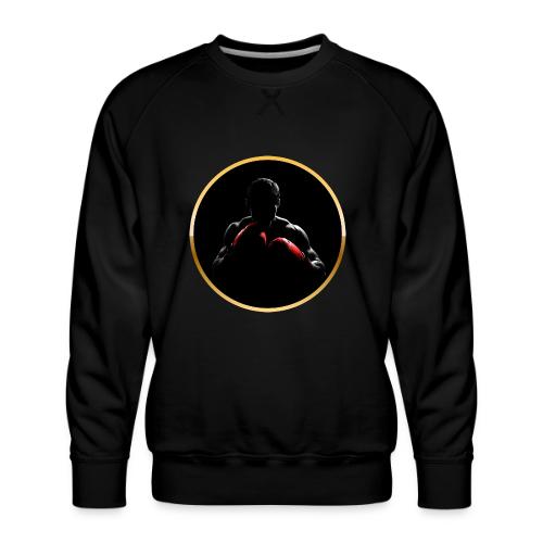 Boxing: Crimson Gloves Fighter - Men's Premium Sweatshirt