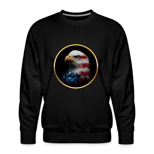 USA: Liberty Emblem - Men's Premium Sweatshirt