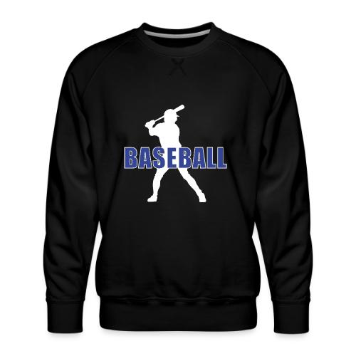 Classic Baseball Swing - Men's Premium Sweatshirt