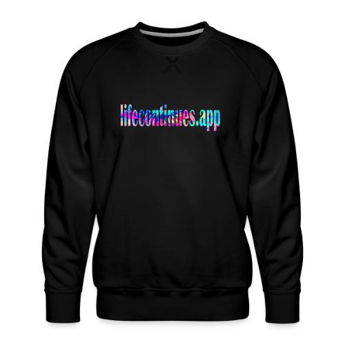 Lifecontinues.app1 - Men's Premium Sweatshirt