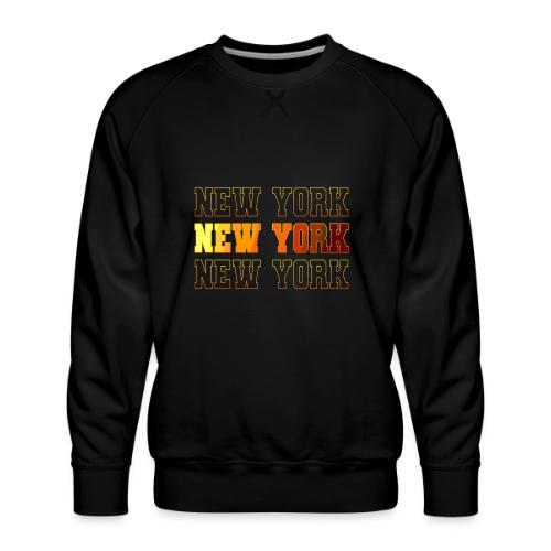 New York Varsity Echo - Men's Premium Sweatshirt