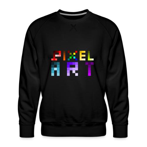Pixel Art Spectrum - Men's Premium Sweatshirt