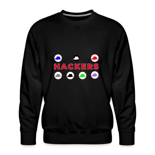 The Spectrum of Hackers - Men's Premium Sweatshirt