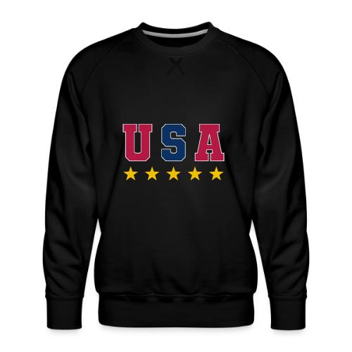 USA Varsity Stars - Men's Premium Sweatshirt