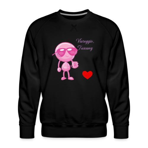 Smoon City_Viareggio Tuscany Pink - Men's Premium Sweatshirt
