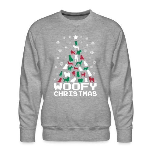 Woofy Christmas Tree - Men's Premium Sweatshirt