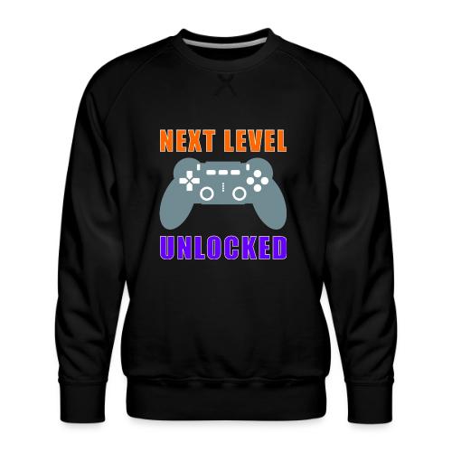 Next Level Unlocked Gamer Design - Men's Premium Sweatshirt