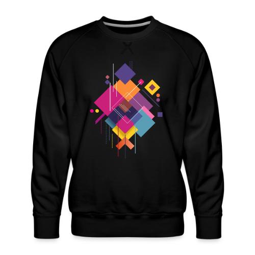 Vibrant Geometry - Men's Premium Sweatshirt