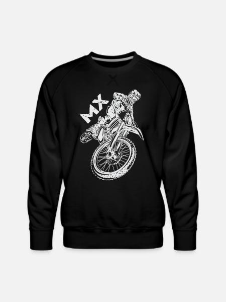 Motocross MX Rider - Men's Premium Sweatshirt - black