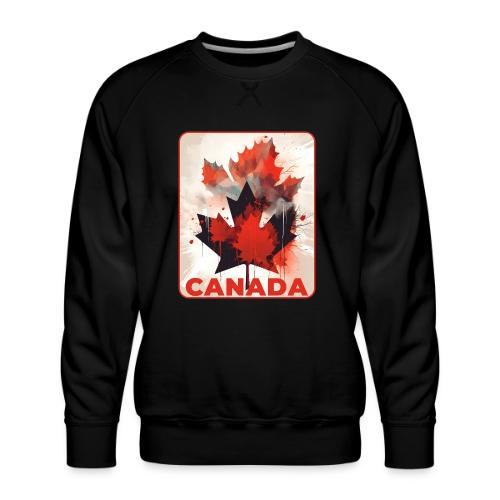 Canada Inked Leaf - Men's Premium Sweatshirt