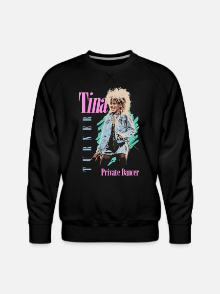 Tina Turner Private Dancer Design - Men's Premium Sweatshirt - black