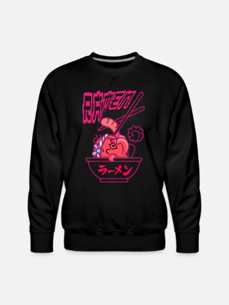 RAMEN - Men's Premium Sweatshirt - black