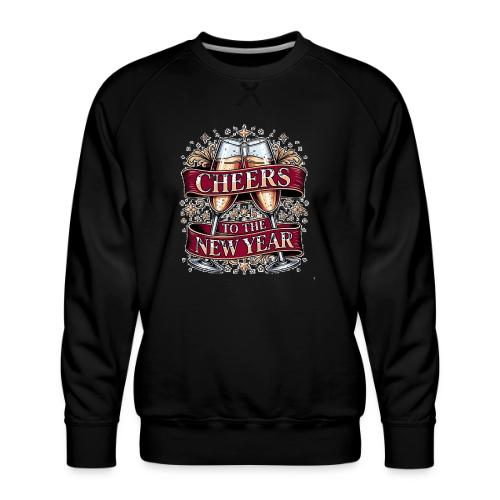 New Year's Champagne T-Shirt - Men's Premium Sweatshirt