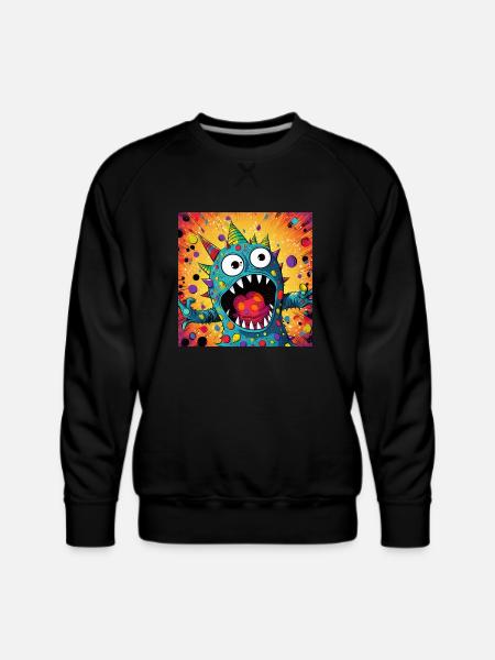 A Surprised Creation - Men's Premium Sweatshirt - black