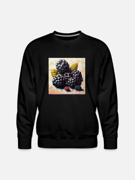 Big or berries? - Men's Premium Sweatshirt - black