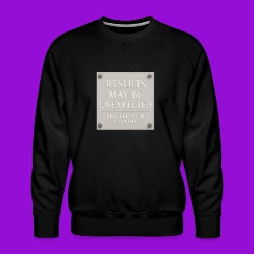 Results - White - Men's Premium Sweatshirt