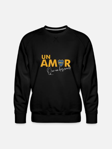 Club Atletico Boca Juniors El mejor Papa - Men's Premium Sweatshirt - black