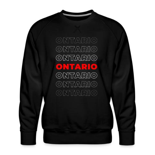 Ontario Outline - Men's Premium Sweatshirt