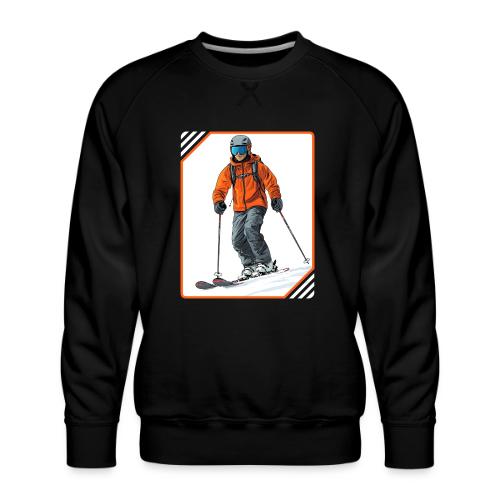 Skiing Thrill Ride - Men's Premium Sweatshirt