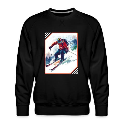 Skiing is Life - Men's Premium Sweatshirt