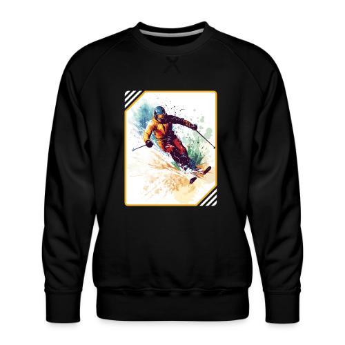 Winter Skiing Escape - Men's Premium Sweatshirt