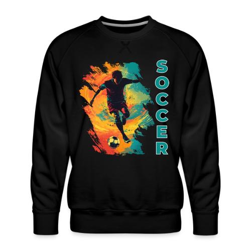 Soccer Hero Mode - Men's Premium Sweatshirt