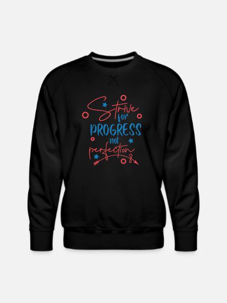 Motivational Quotes - Men's Premium Sweatshirt - black
