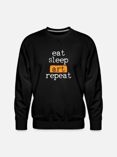 Artist - Men's Premium Sweatshirt - black
