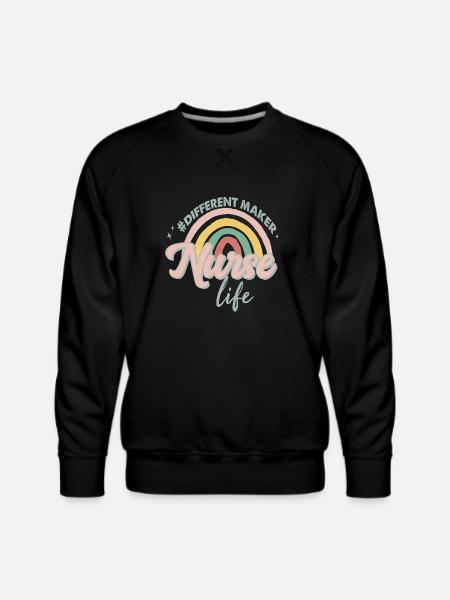 Nurse life - Men's Premium Sweatshirt - black