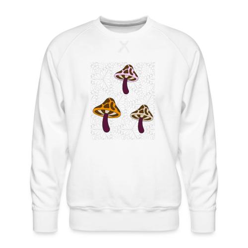 Fall Season Mushroom Designs - Men's Premium Sweatshirt