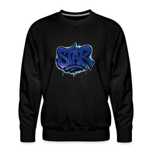 Cosmic STAR Graffiti Tag Tee - Men's Premium Sweatshirt