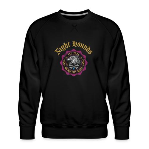 Night Hounds Wolf Patch - Men's Premium Sweatshirt