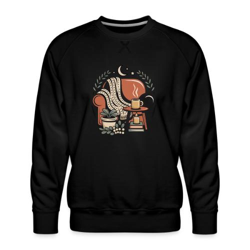 Moonlit Cozy Night Recliner - Men's Premium Sweatshirt
