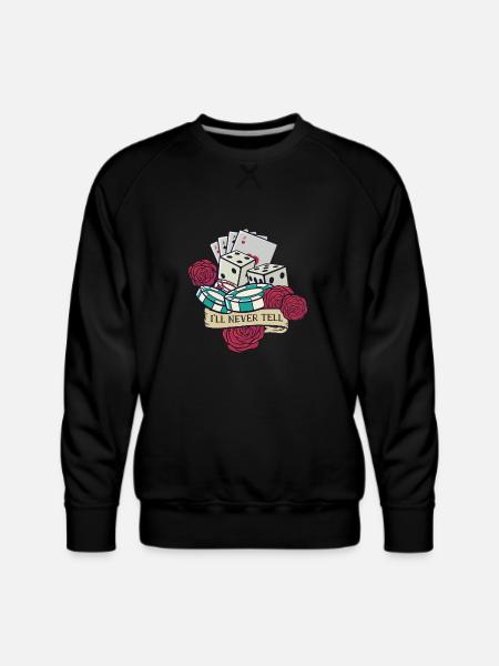 CASINO - Men's Premium Sweatshirt - black