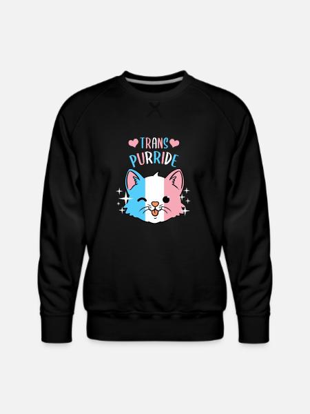 Trans Purride Trans Pride - Men's Premium Sweatshirt - black