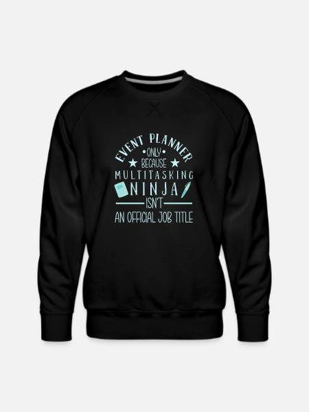 Event Planner - Men's Premium Sweatshirt - black