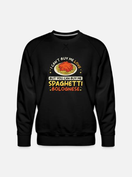 Spaghetti Bolognese - Men's Premium Sweatshirt - black