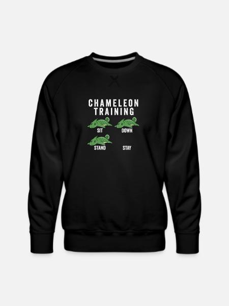 Chameleon Training - Men's Premium Sweatshirt - black