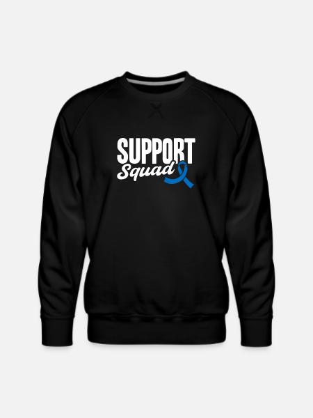 Support Squad - Men's Premium Sweatshirt - black